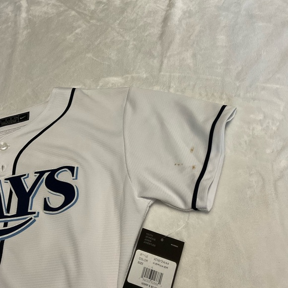 KEVIN KIERMAIER TAMPA BAY RAYS MAJESTIC AUTHENTIC JERSEY NEW WITH TAGS - Picture 8 of 8